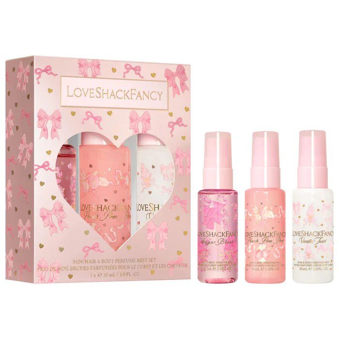 Sephora - LoveShackFancy Mini Hair and Body Perfume Mist Best Sellers Gift Set