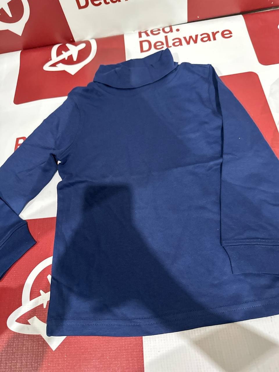 Carter’s camiseta azul manga longa e gola alta(D3)