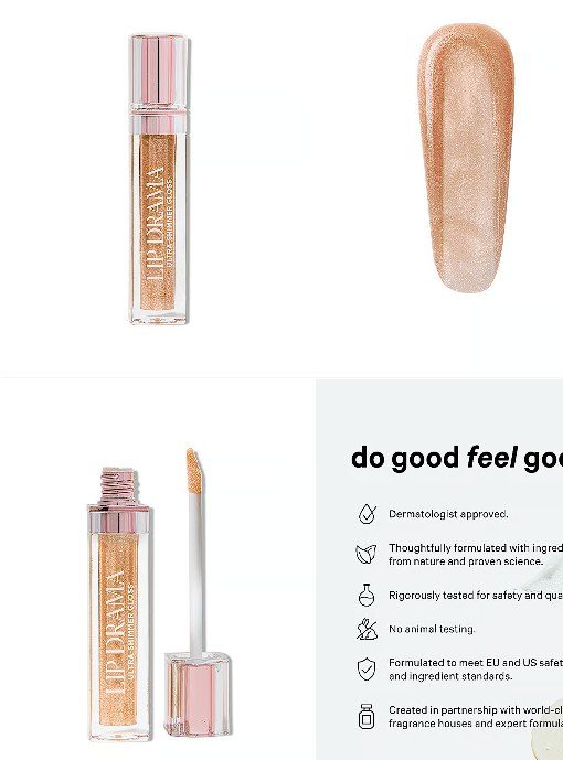 VS - Bombshell Shine Lip Drama Ultra-Shimmer Gloss: Color Peony Prism