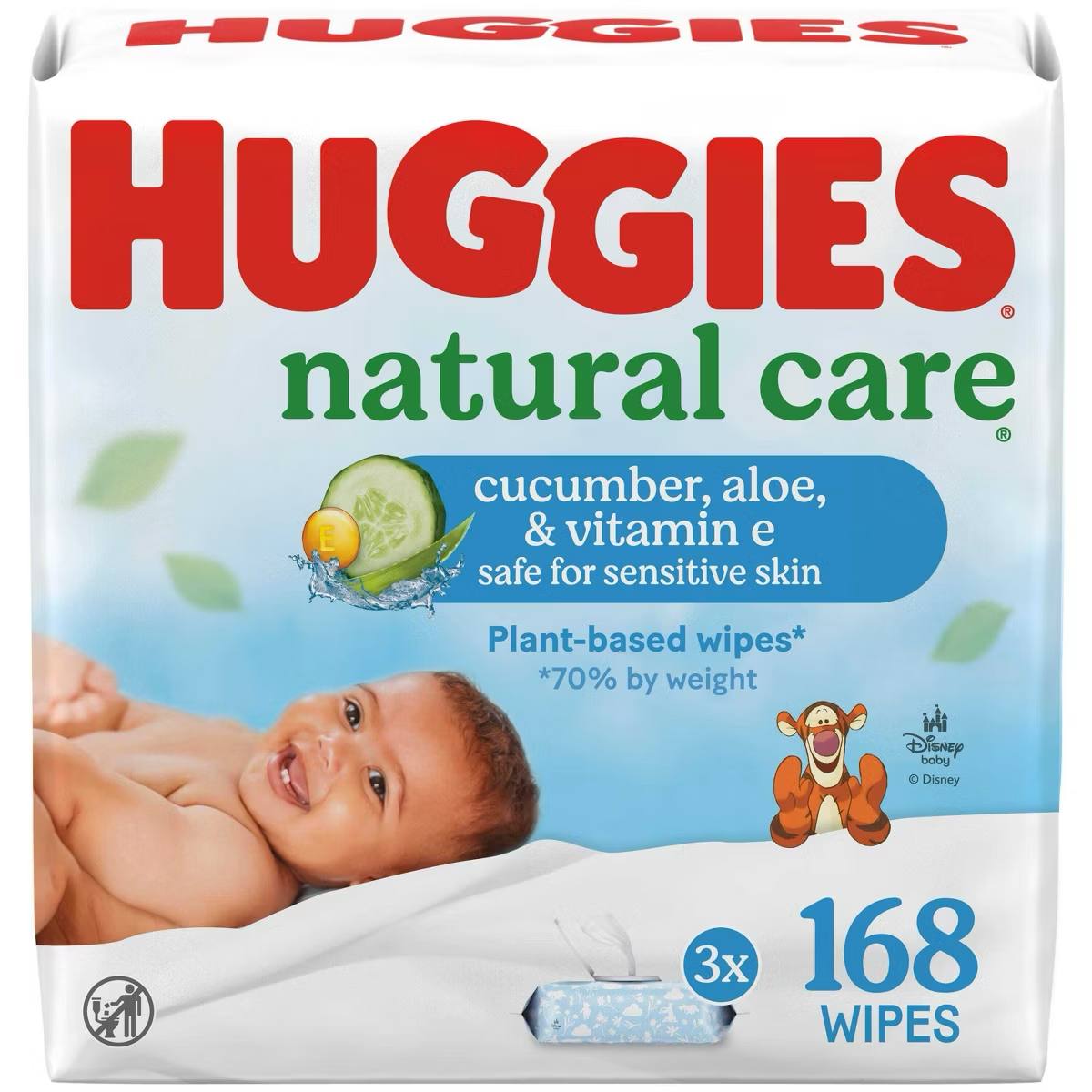 Target-Huggies Care Scented Cucumber, Aloe, & Vitamin E Baby Wipes - 168ct - 3pk