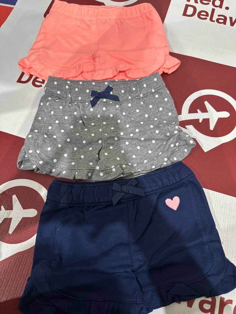 Carters set 3 shorts(E3)