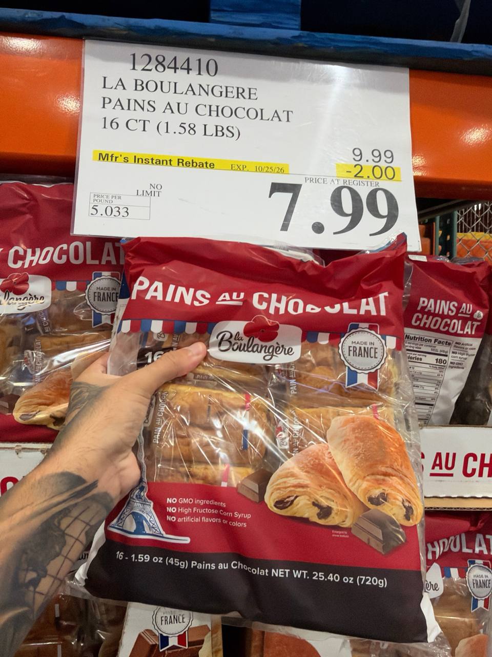 Costco- La Bourlangere Pains Au Chocolat