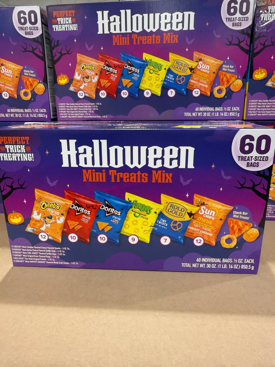 Costco- Halloween Mini Treats Mix 60 Packs