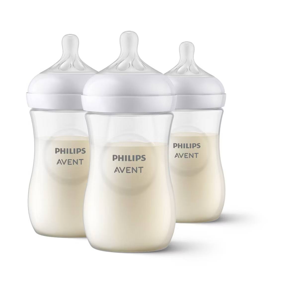 Target- Philips Avent Natural Baby Bottles with Response Nipples - Clear - 9oz/3pk