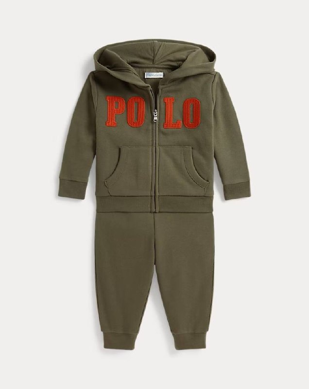 PRL Boy- Logo Fleece Full-Zip Hoodie & Pant