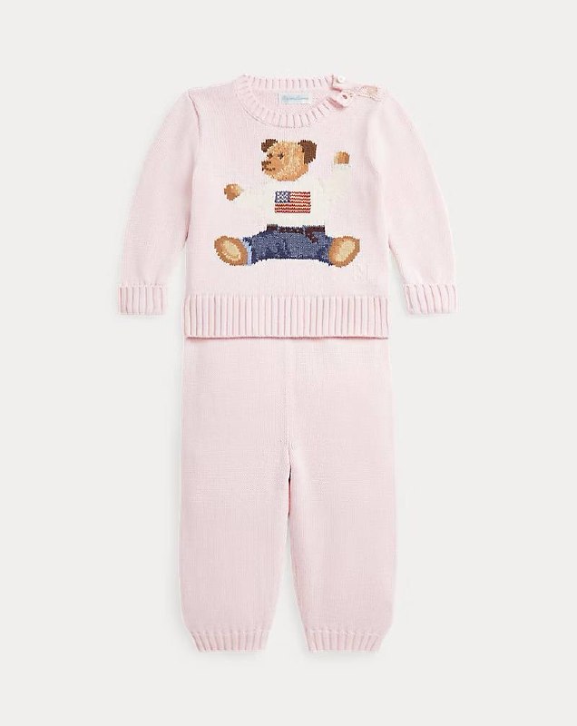 PRL- Polo Bear Cotton Sweater & Pant