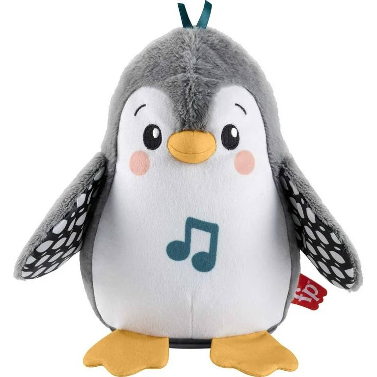 Walmart- Fisher-Price Plush Tummy Time Toy, Flap & Wobble Penguin, Newborn Musical Toy for Sensory Play