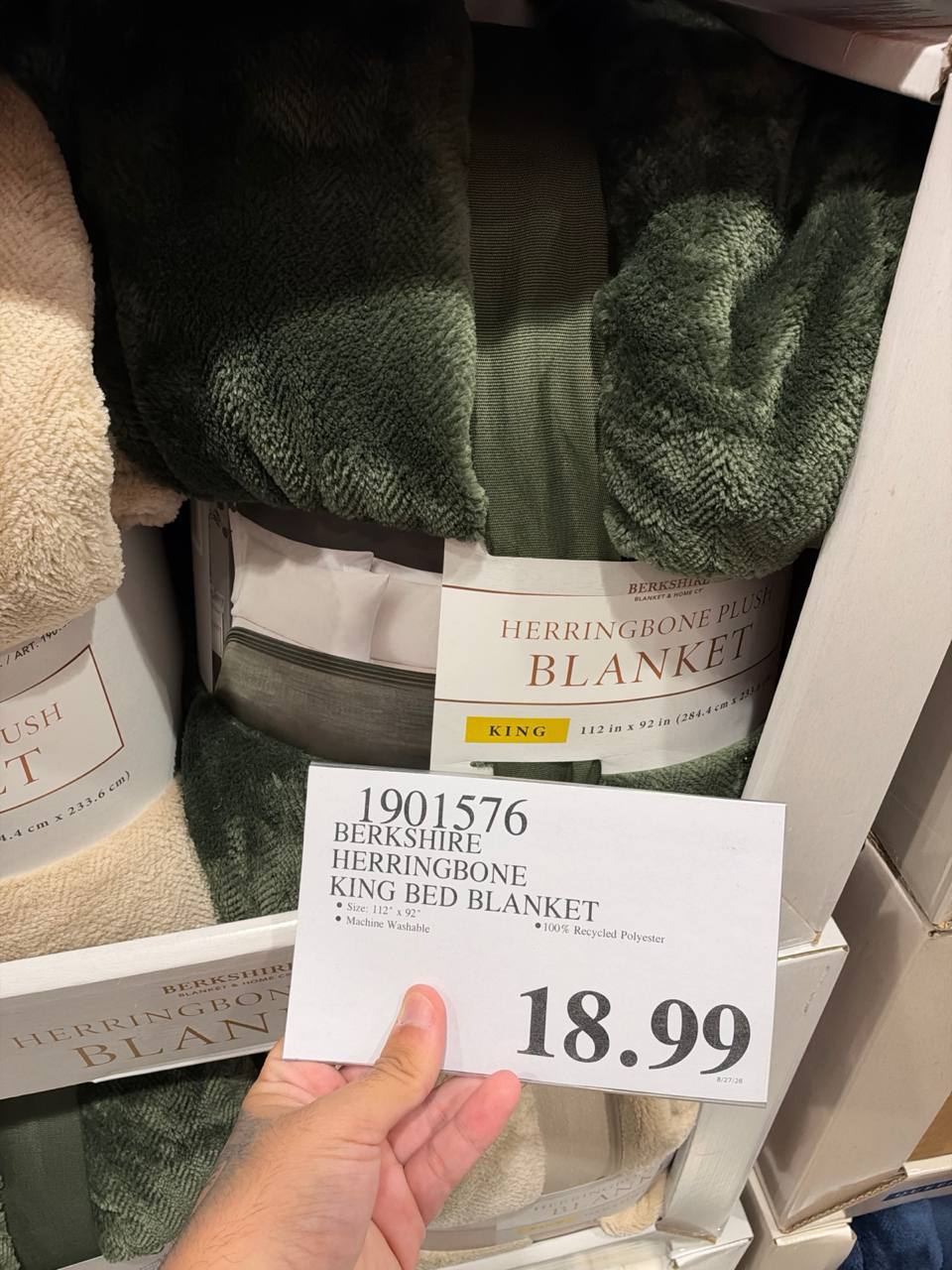 Costco- Berkshire king Bed Blanket