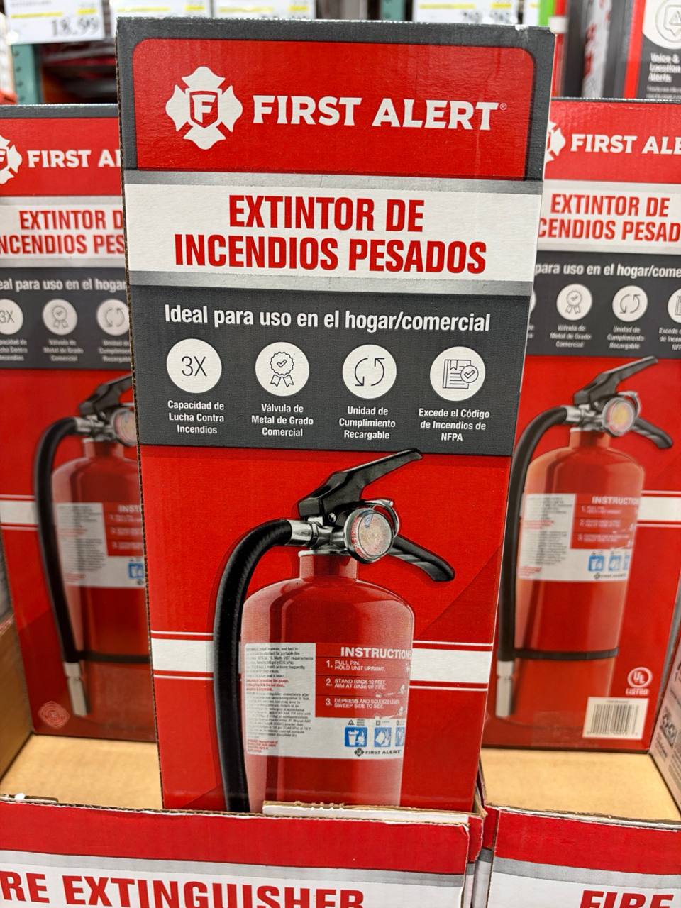 Costco- First Alert Heavy Duty Rechargeable Fire Extinguisher