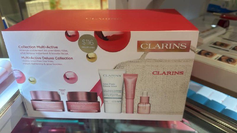 Macy's - Clarins 7-Piece Multi-Active Luxury Skincare Gift Set