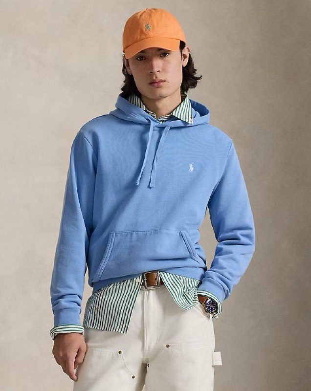 PRL Masc- Loopback Fleece Hoodie
