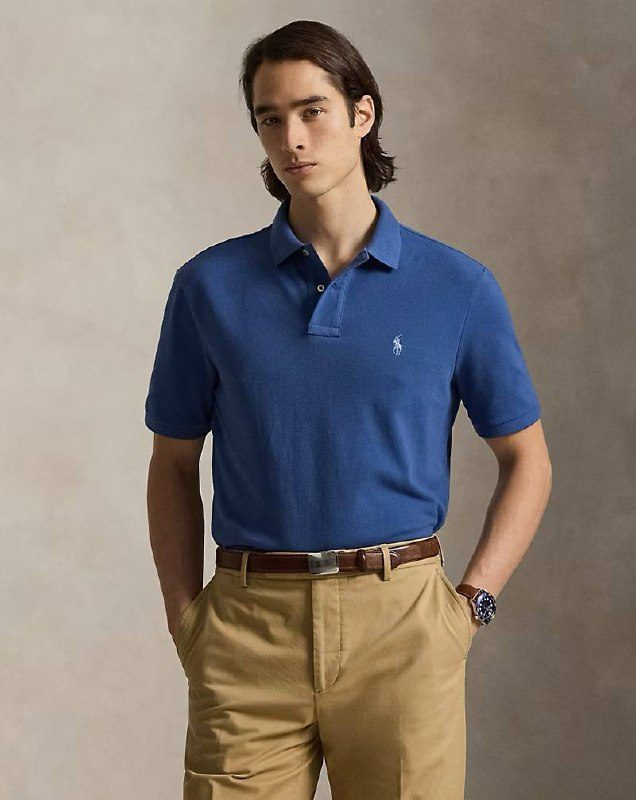 PRL Masc- The Iconic Mesh Polo Shirt - All Fits