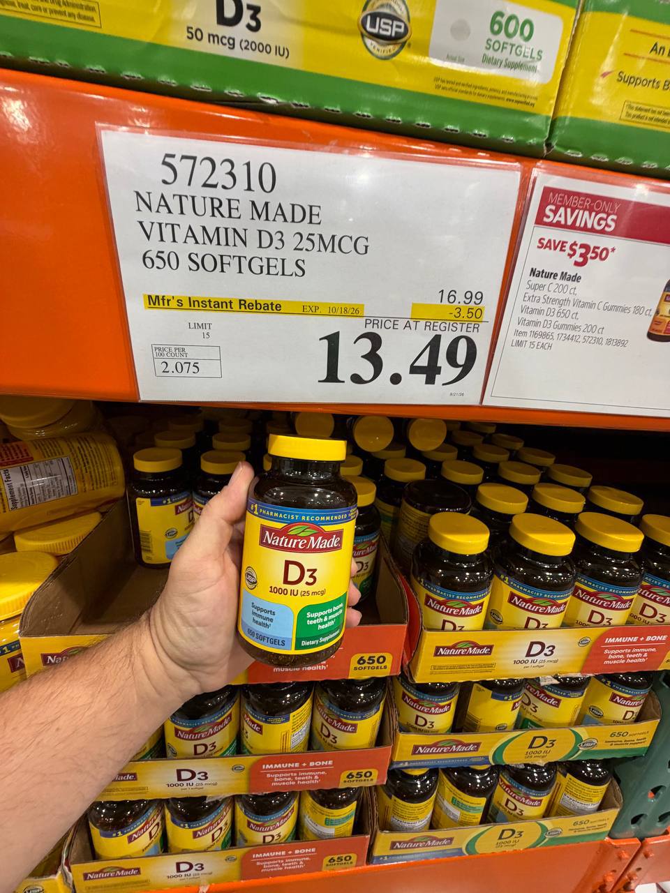 Costco - Nature Made Vitamin D3