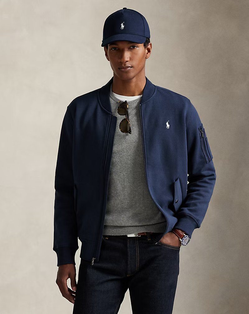 PRL Masc- Double-Knit Flight Jacket