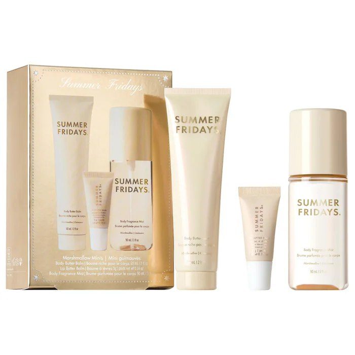 Sephora - Summer Fridays Marshmallow Minis - Body and Lip Set