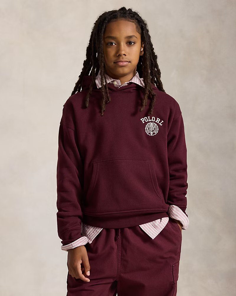 PRL Boy - Big Fit Logo Fleece Hoodie