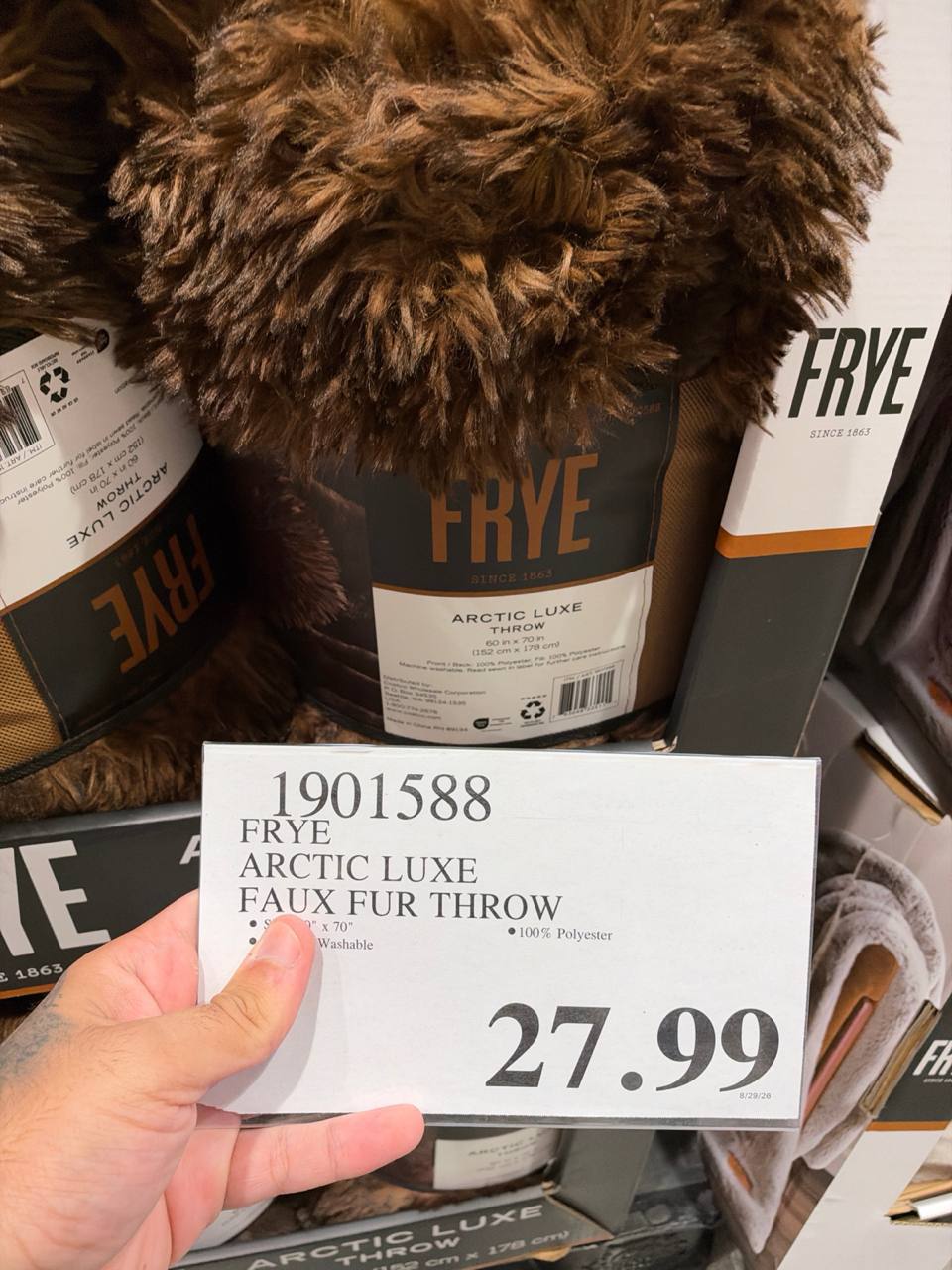 Costco- Fur Throw