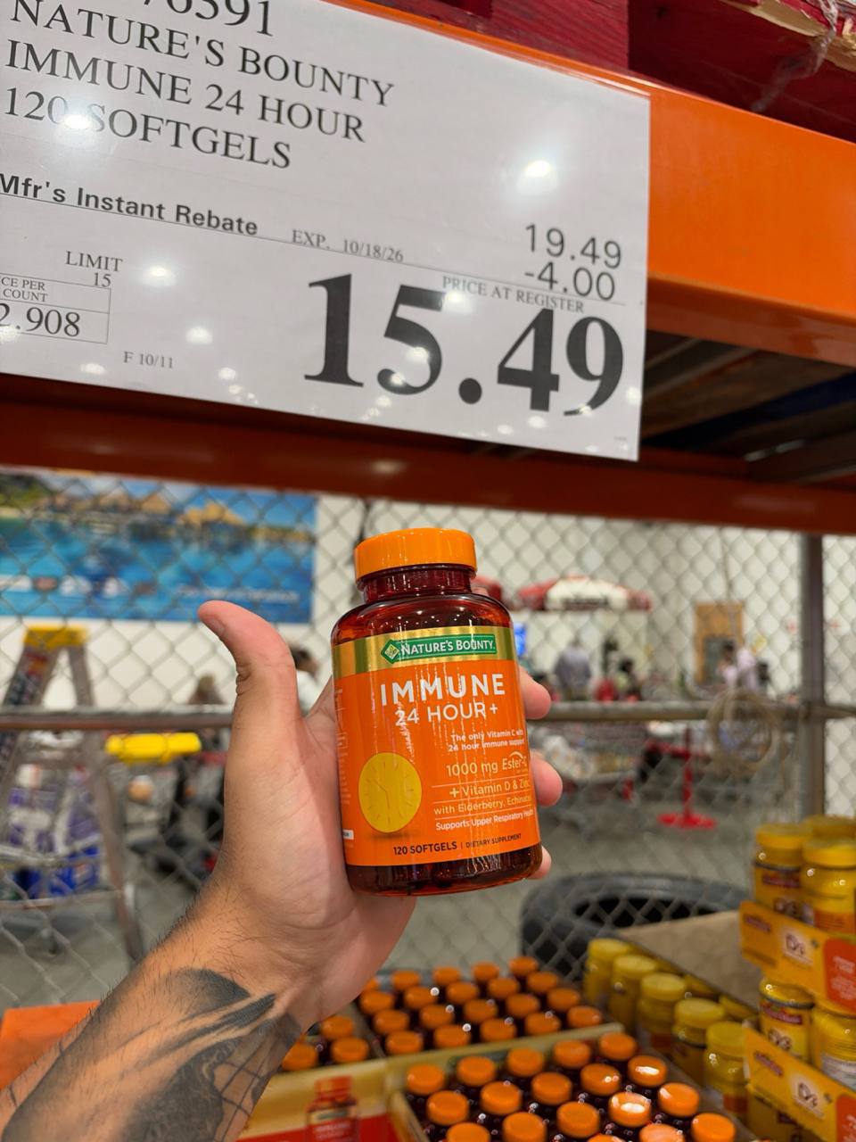 Costco- Nature’s Bount Immune 24 Hour+