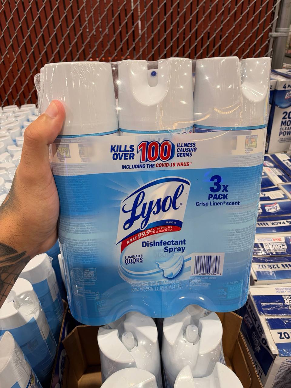 Costco- Lysol Disinfectant Spray