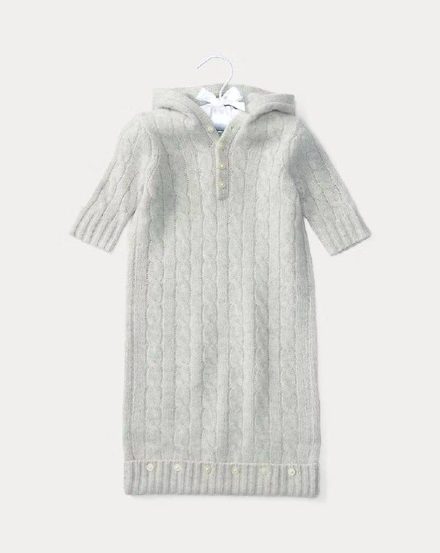 PRL- Cable-Knit Cashmere Bunting