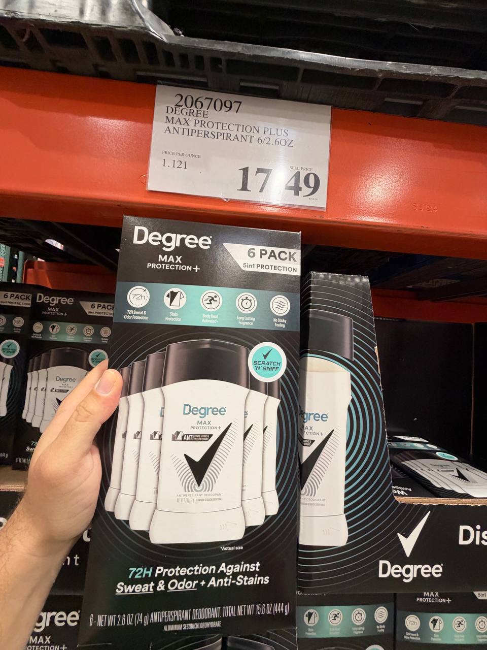 Costco - Degree Max Protection Plus