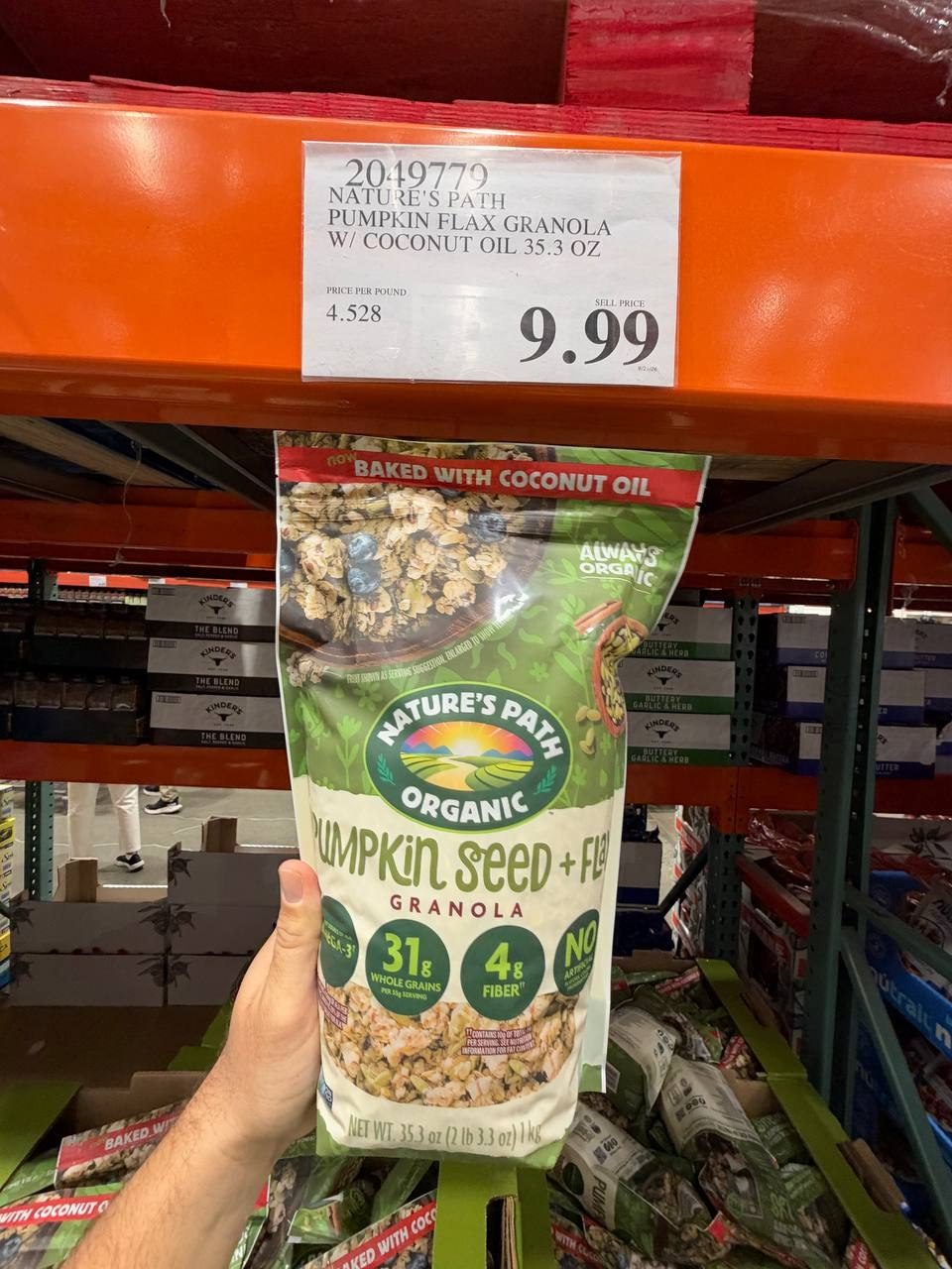 Costco - Nature's Path Pumpkin Flax Granola W/ Coconut Oil