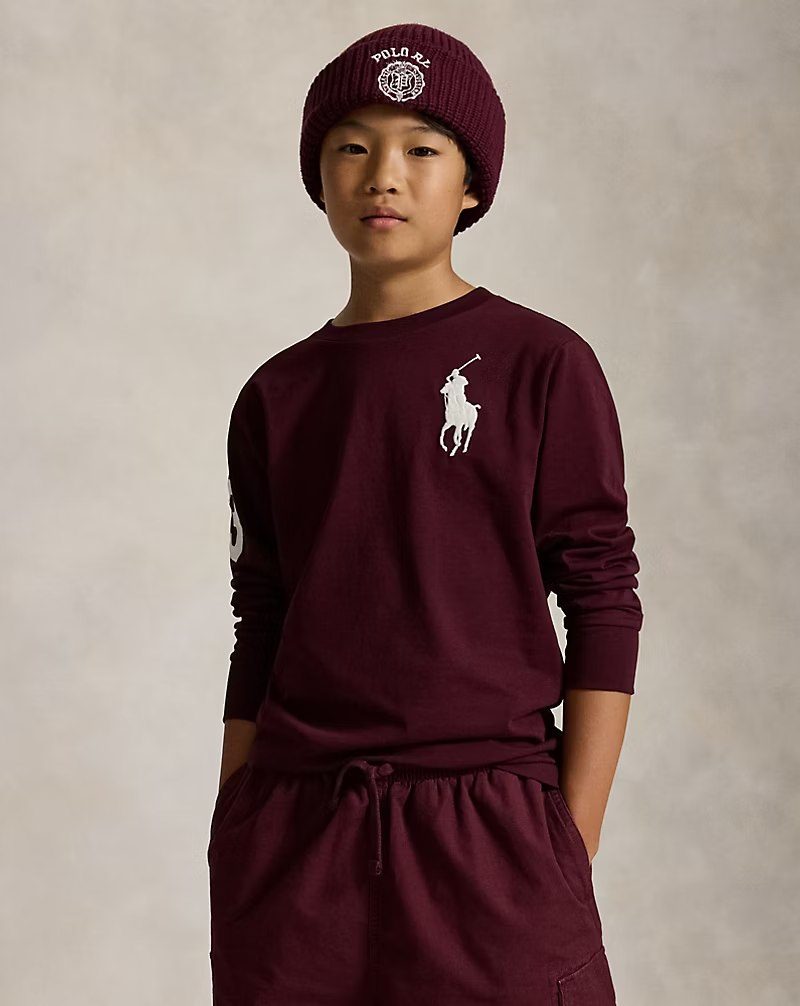 PRL Boy - Big Pony Cotton Long-Sleeve Tee
