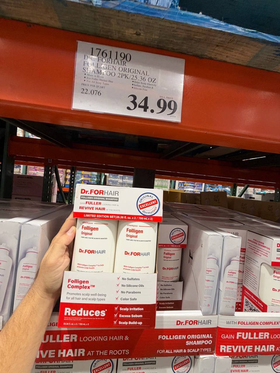 Costco - Dr. Forhair Folligen Original Shampoo