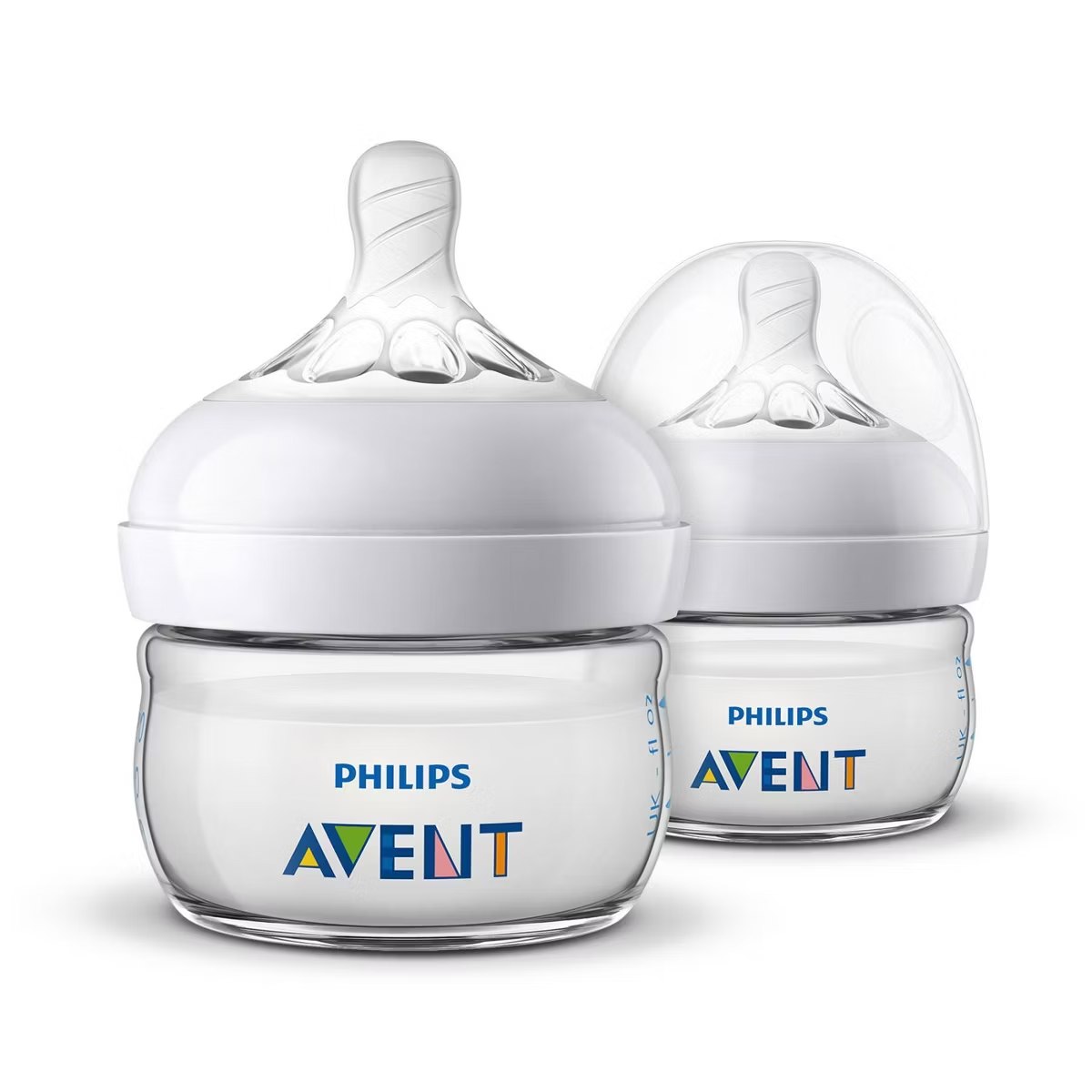 Target - Philips Avent Natural Baby Bottles with First Flow Nipples - 2oz/2pk