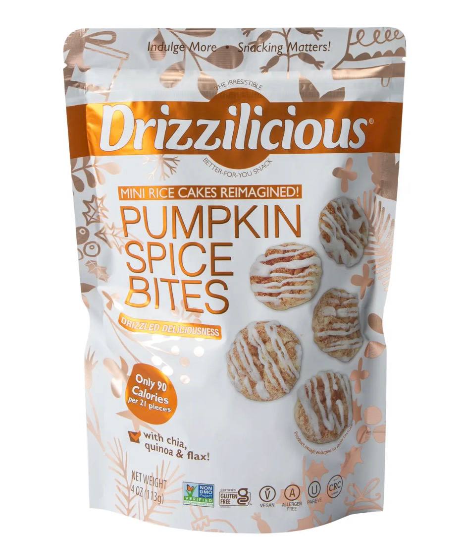 Five Bellow - Drizzilicious® Mini Rice Cakes Pumpkin Spice Bites 4oz