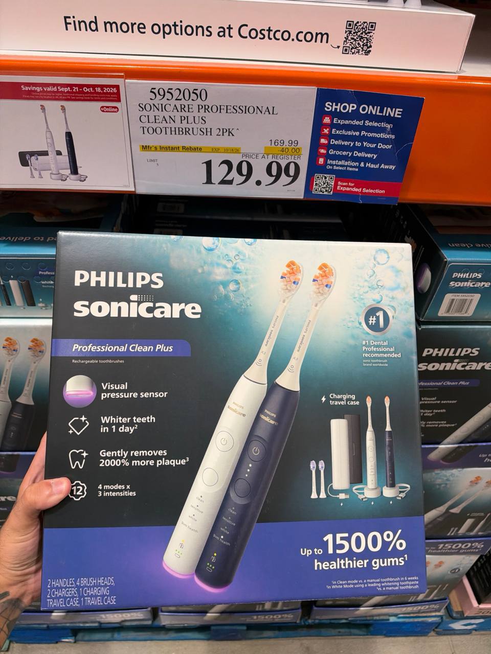Costco - Philips Sonicare Clean Plus Toothbrush