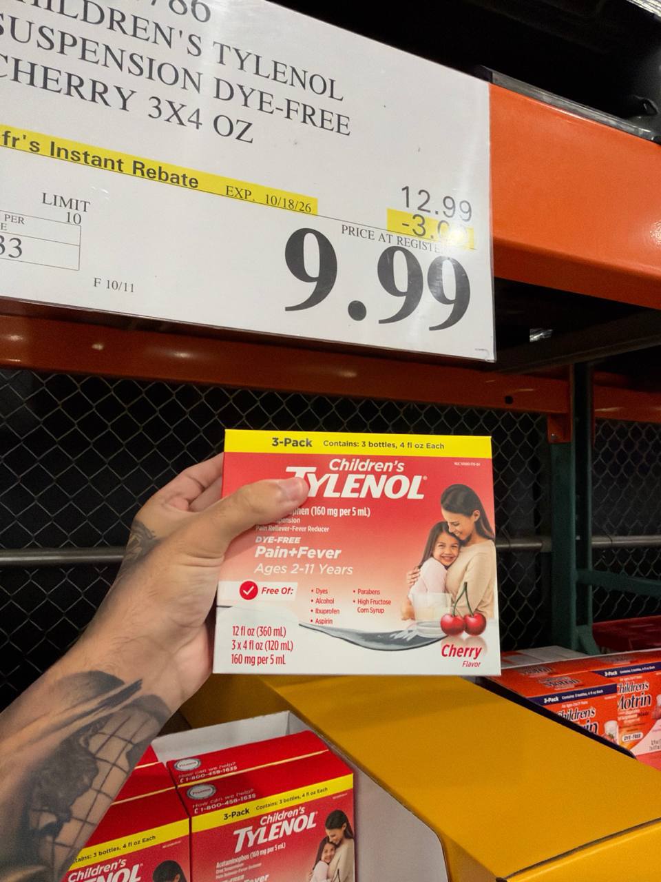 Costco- Tylenol childrens