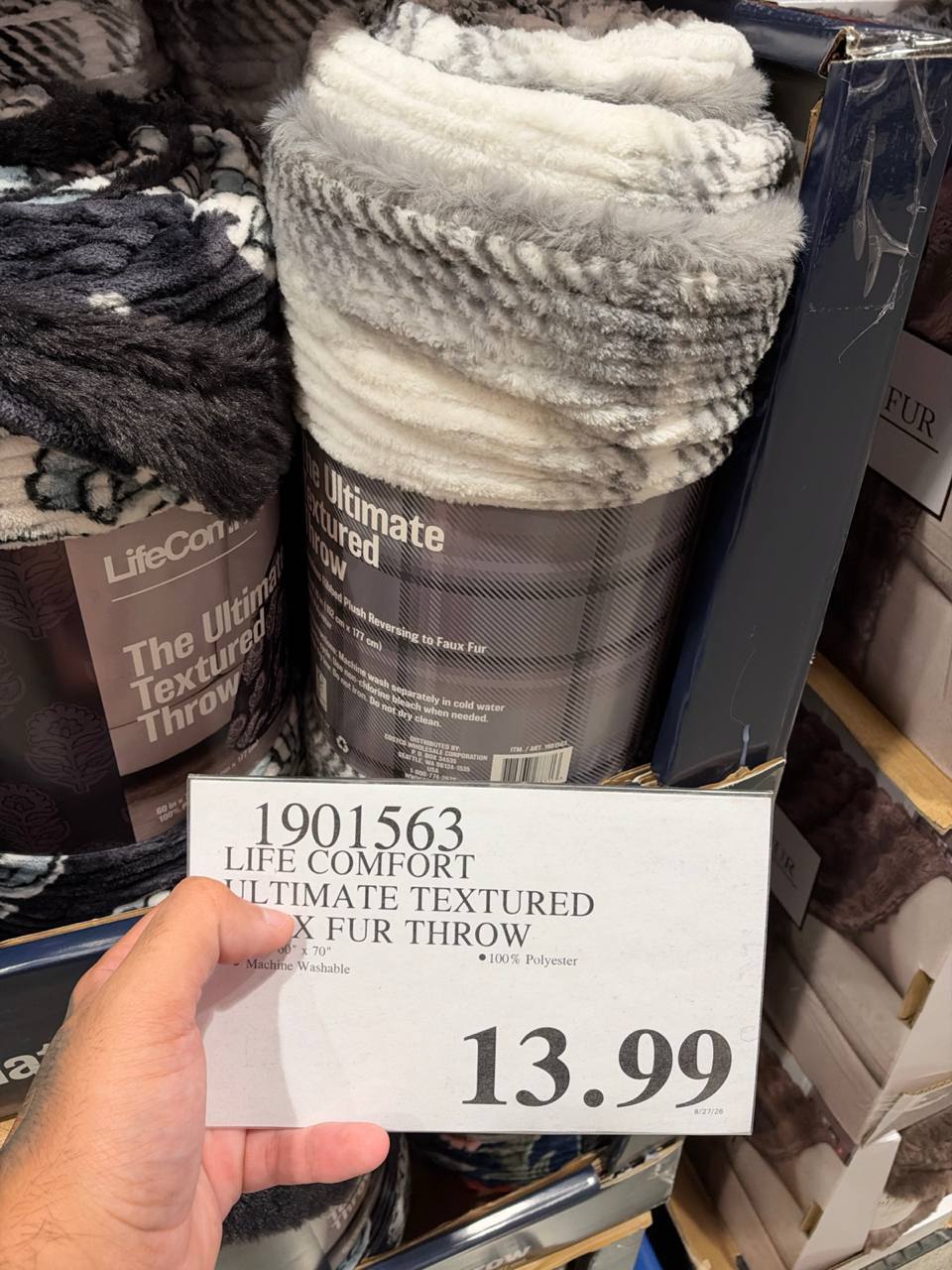 Costco- Fur Throw