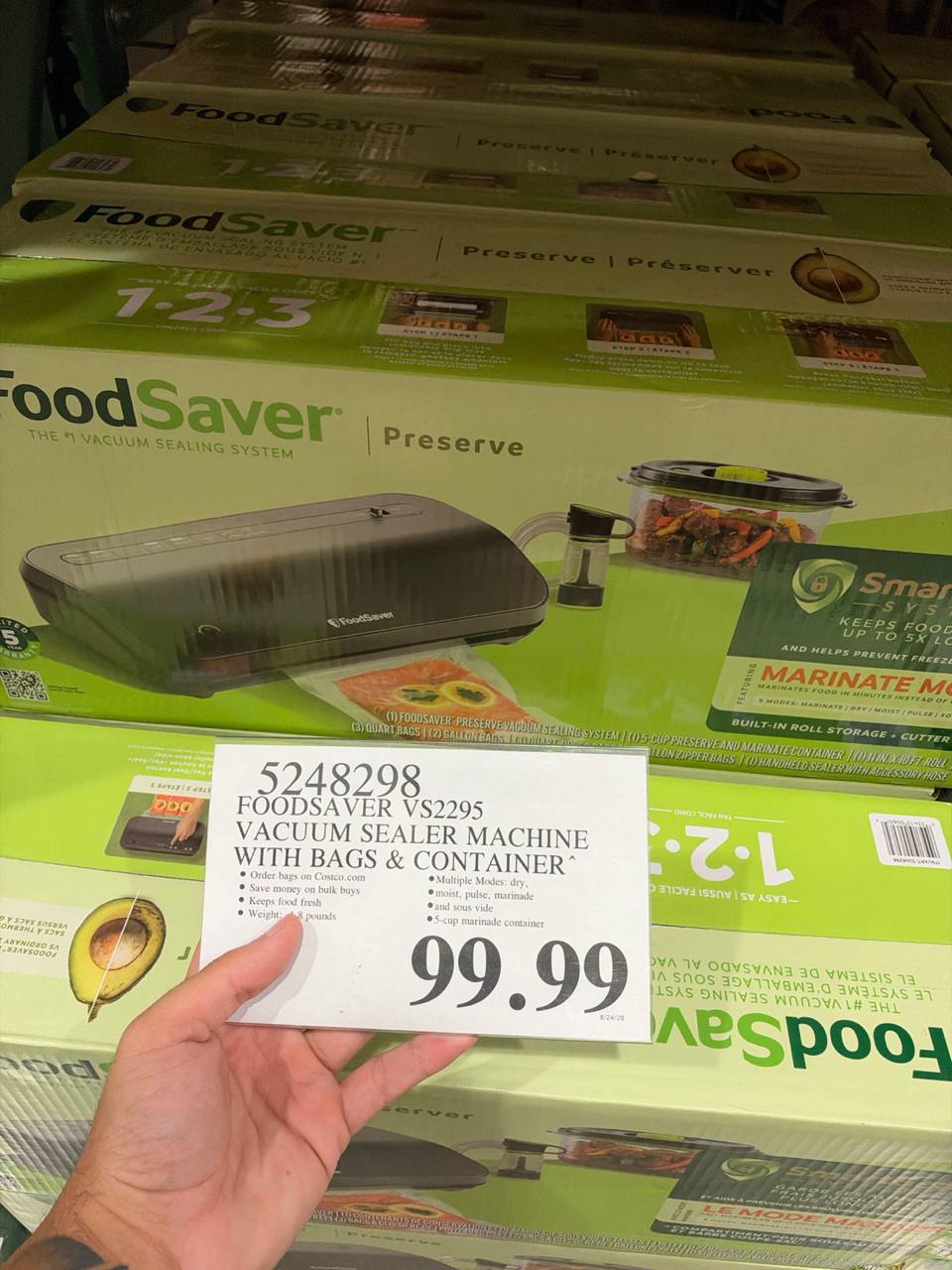 Costco- Foodsaver Vacuum Sealer Machine