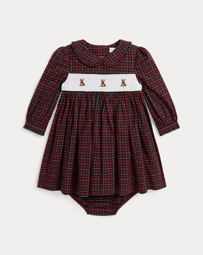 PRL GIRL - Dog Plaid Poplin Dress & Bloomer