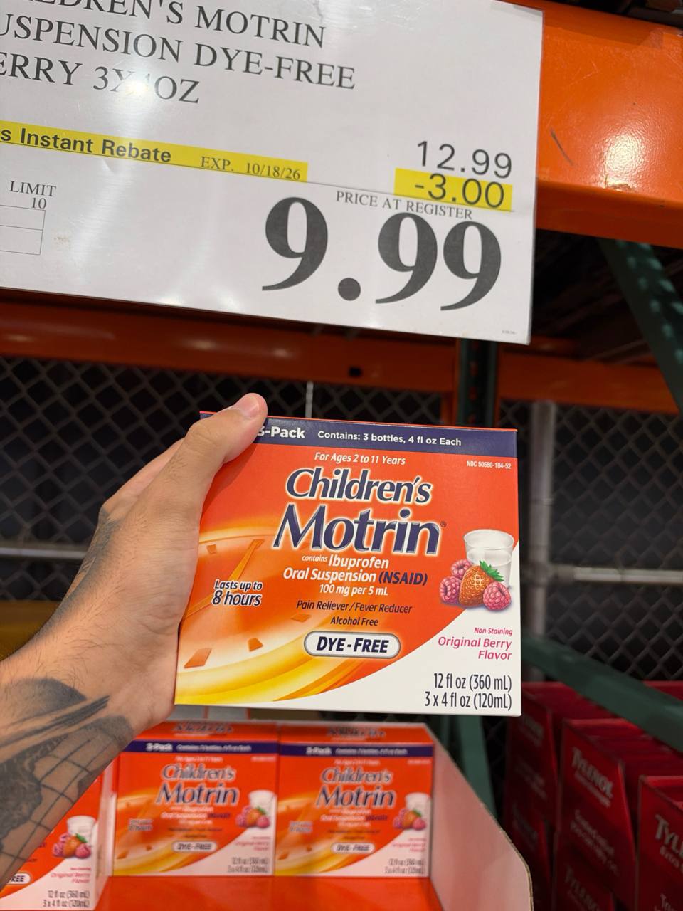 Costco- Childrens Motrin