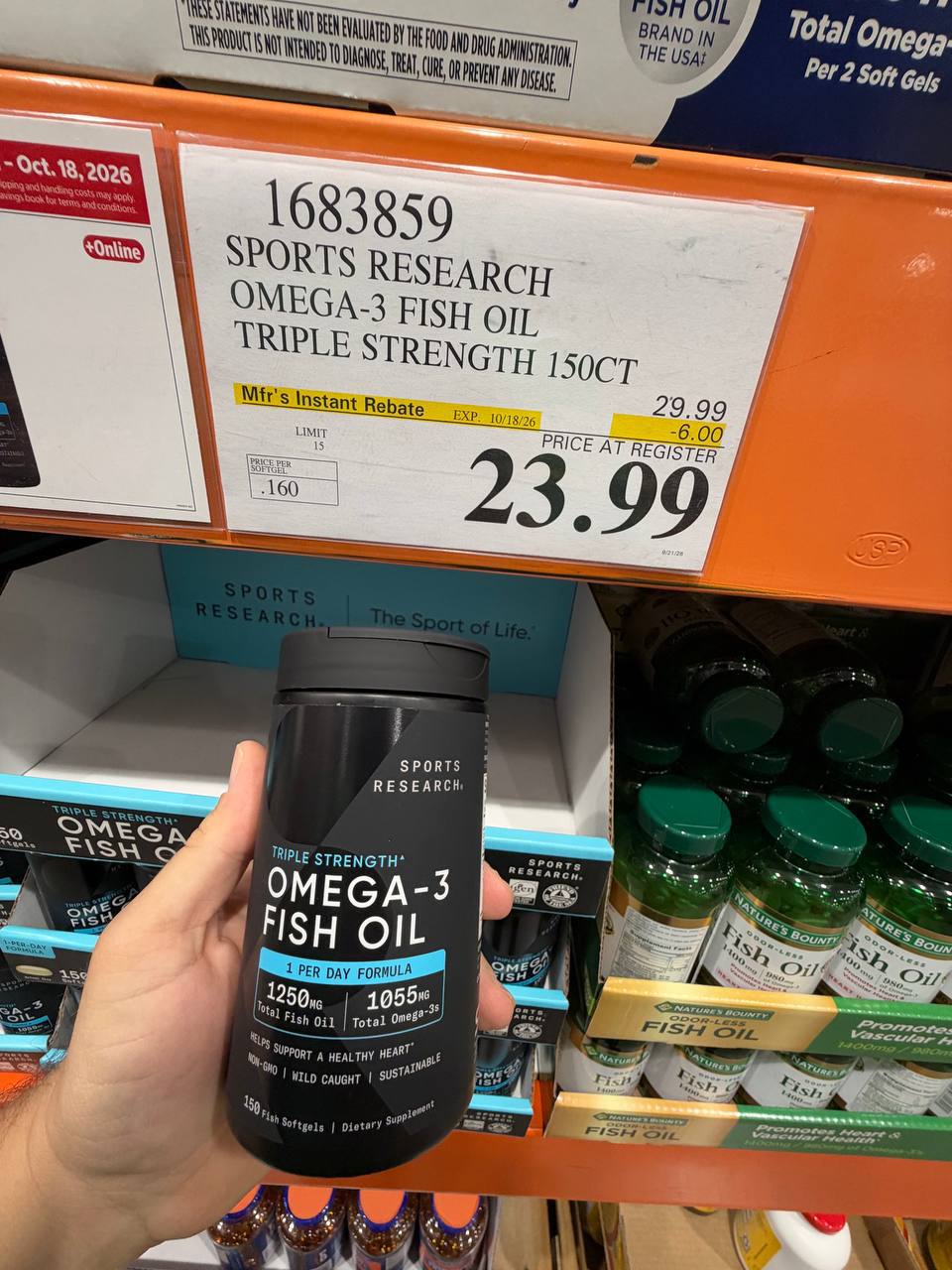 Costco - Omega-3 Fish Oil