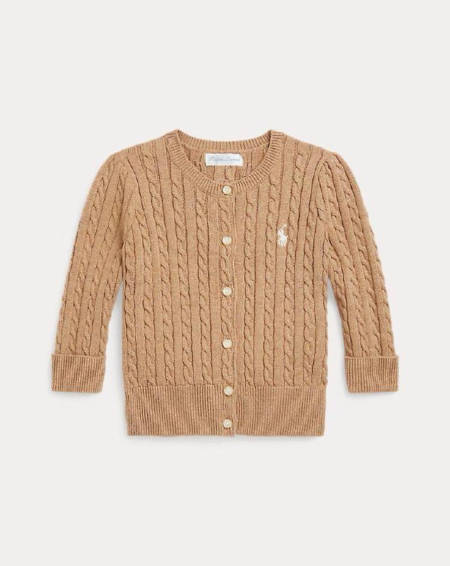 PRL Girl- Mini-Cable Cotton Cardigan