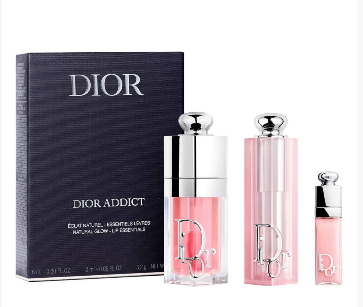 Macy’s - Dior Addict Kit Balm Hidratante e Óleo Labial 3 Peças