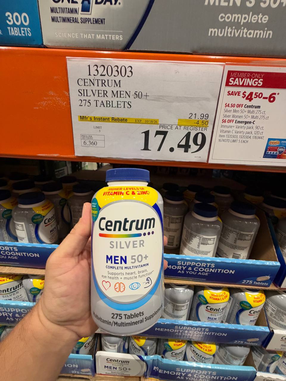 Costco - Centrum Silver Men 50+