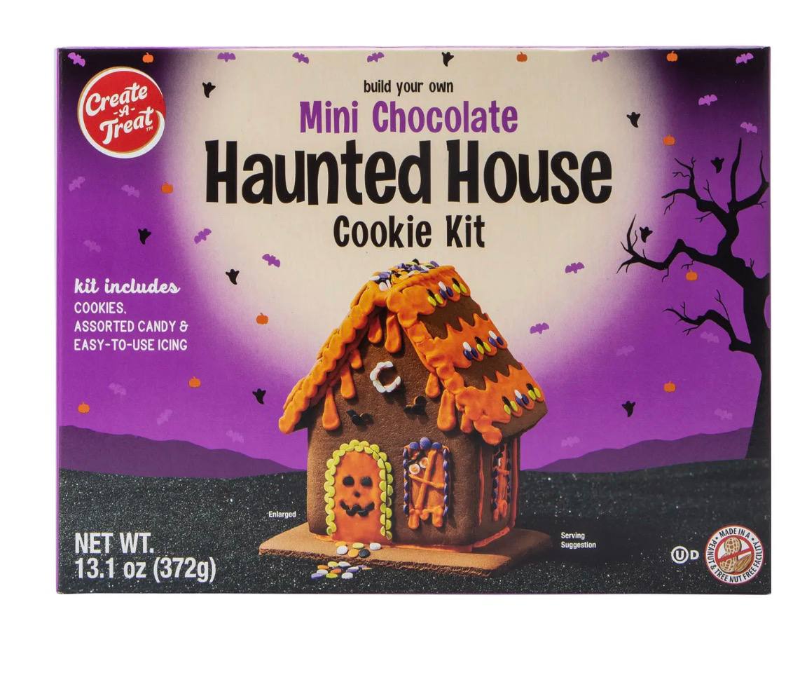 Five Bellow - Create-A-Treat™ Build Your Own Mini Chocolate Haunted House Cookie Kit 13.1oz