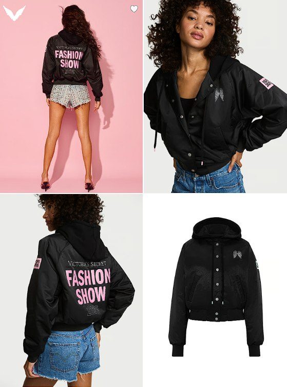VS - Luxe Satin Bomber Jacket