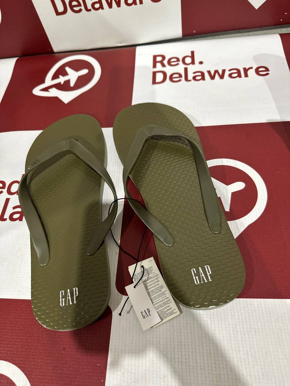 GAP chinelo verde mens(C4)