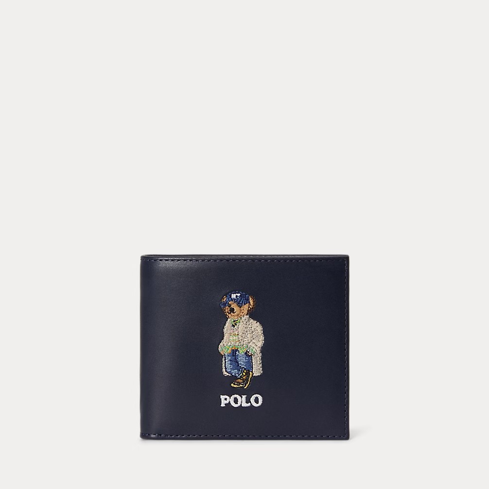 PRL Masc - Polo Bear Leather Billfold Wallet