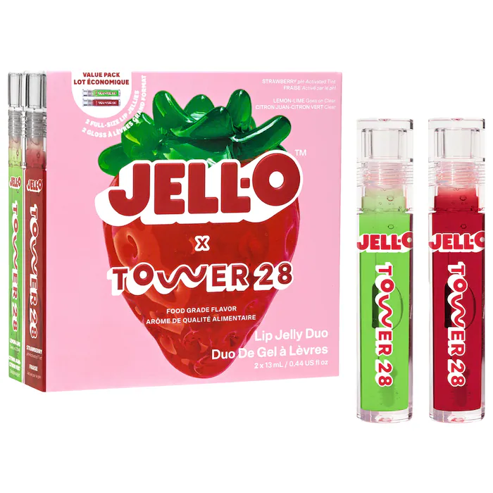 Sephora - Tower 28 Beauty  JELL-O™ X TOWER 28 Lip Jelly Lip Gloss Gift Set