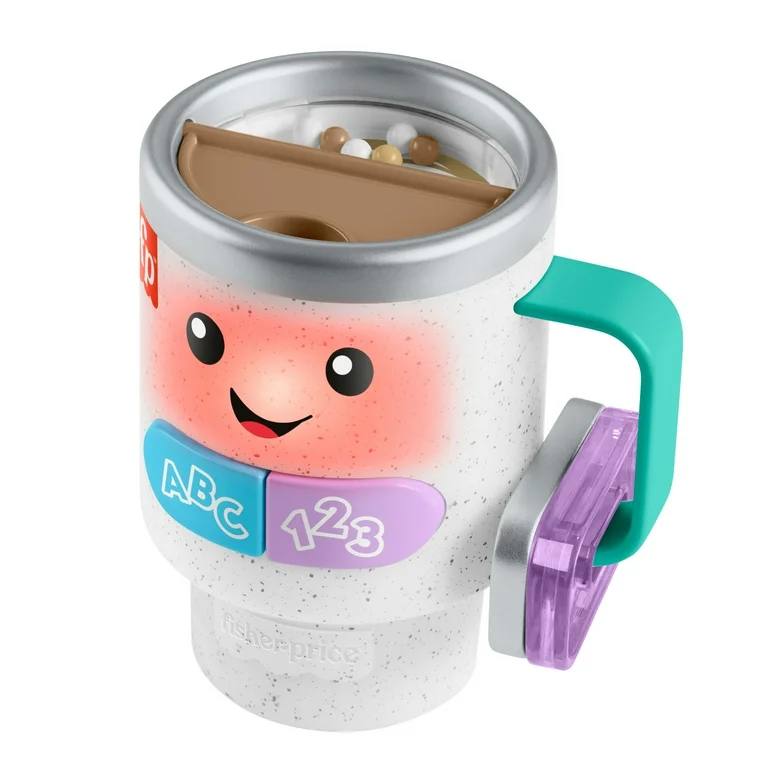 Walmart-  Fisher-Price Laugh & Learn Wake up & Learn Coffee Mug Baby & Toddler Toy with Music & Lights