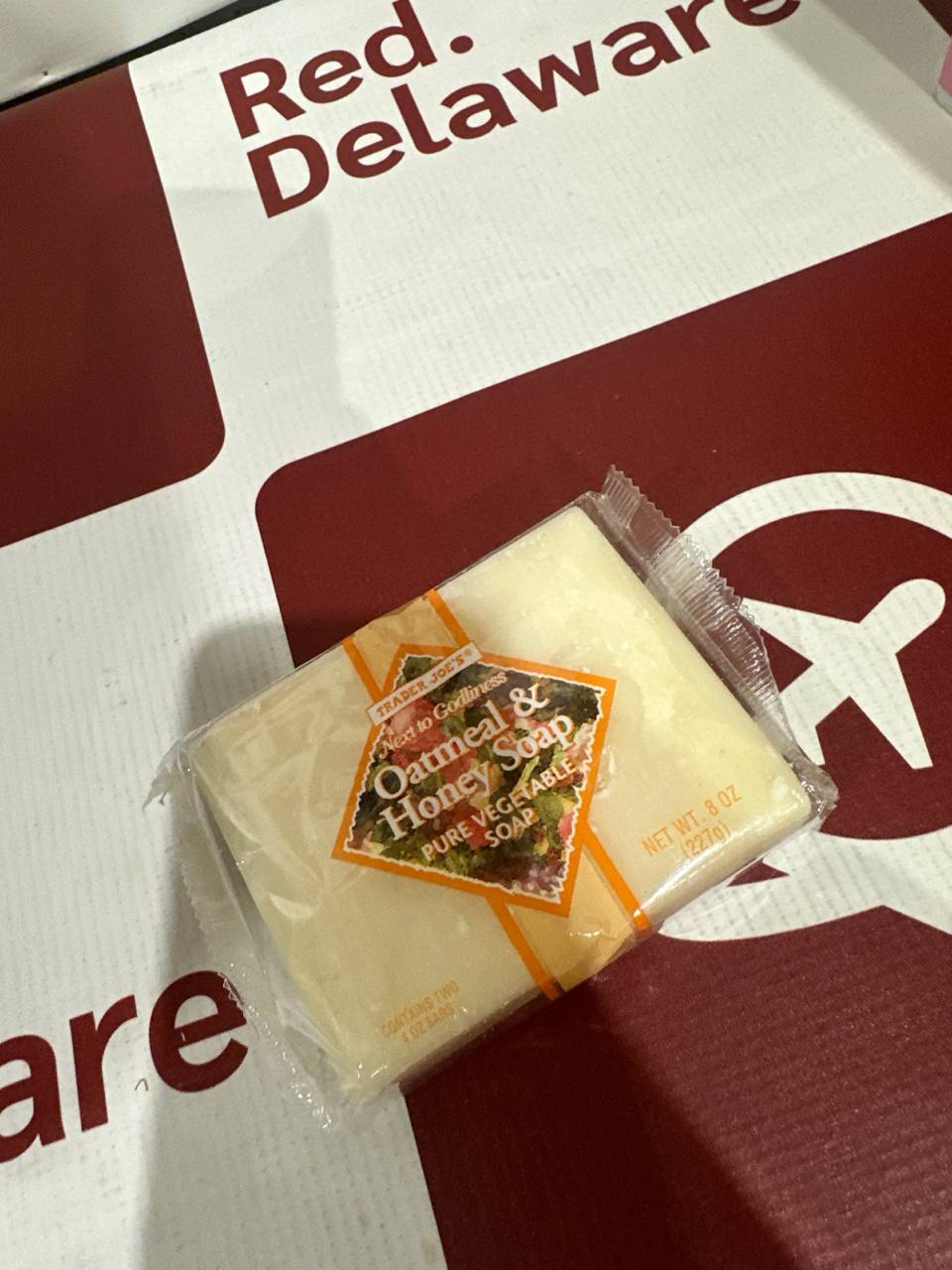 Trader Joes oatmeal e honey soap (C4)