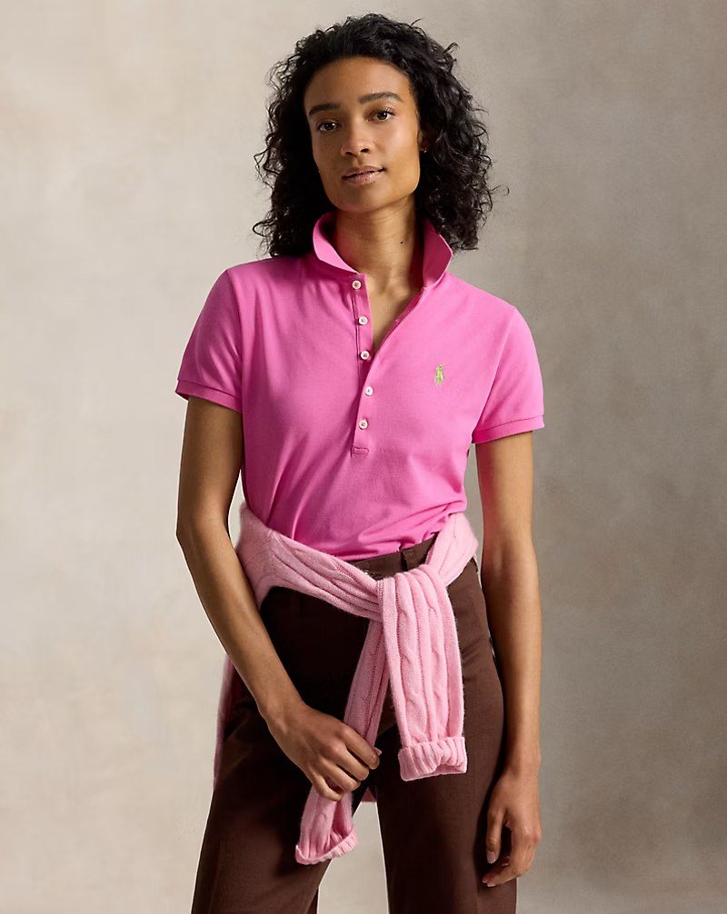 PRL Fem - Slim Fit Stretch Polo Shirt
