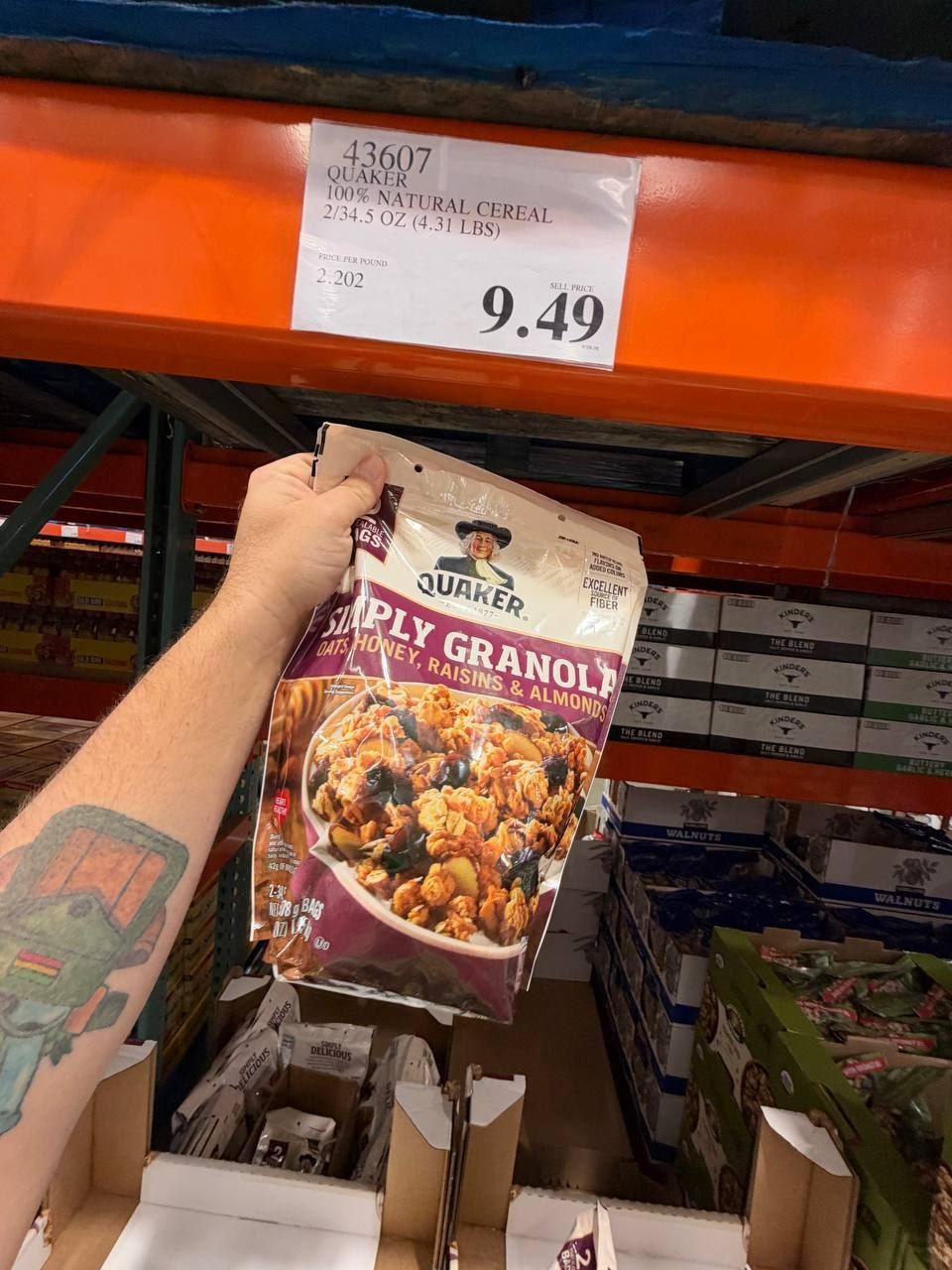 Costco - Quaker 100% Natural Cereal
