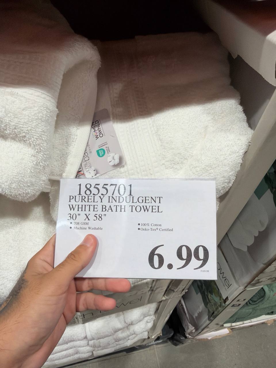 Costco- Purely Indulgent Bath Towel